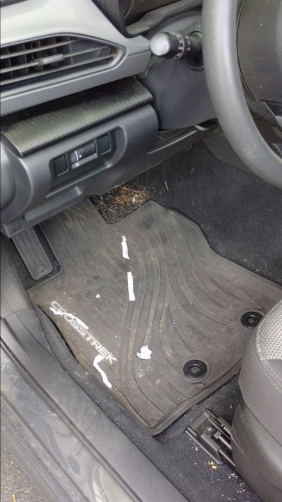 Driver Floor Before